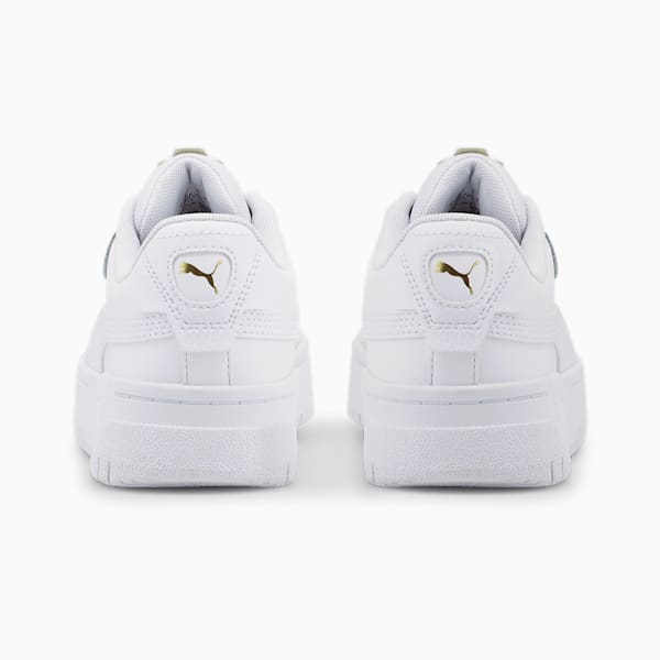 Zapatos deportivos de cuero Cali Dream para jóvenes, PUMA White, extralarge