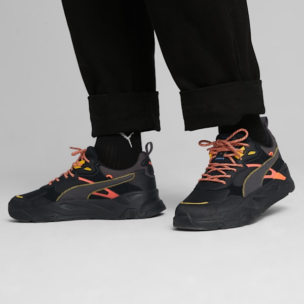 Trinity Open Road Men's Sneakers, PUMA Black-Hot Heat, extralarge-IND