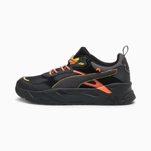 Trinity Open Road Men's Sneakers, PUMA Black-Hot Heat, extralarge