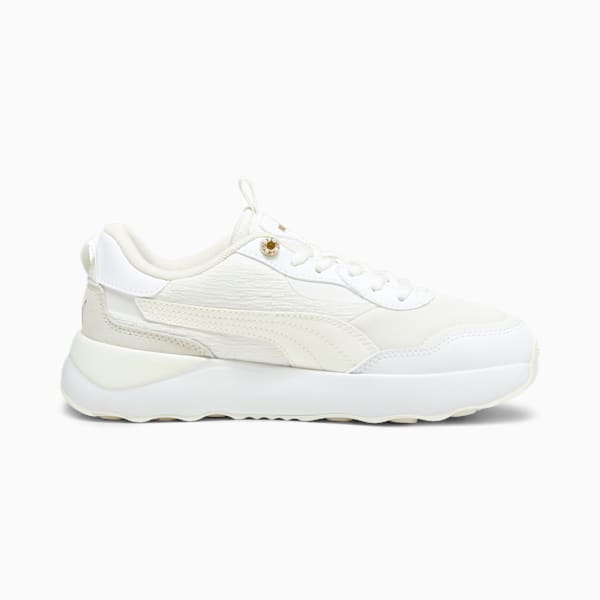 Runtamed Platform Romance Women's Sneakers, Vapor Gray-PUMA White-Frosted Ivory-PUMA Gold, extralarge