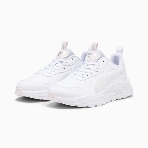 Trinity Lite Winter Wmns Women's Sneakers, PUMA White-Galaxy Pink-PUMA Silver, extralarge-IND