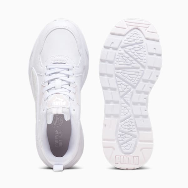 Trinity Lite Winter Wmns Women's Sneakers, PUMA White-Galaxy Pink-PUMA Silver, extralarge-IND