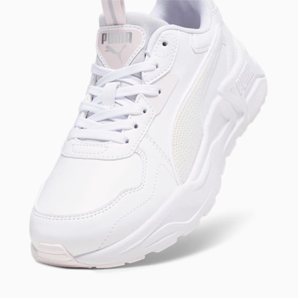 Trinity Lite Winter Wmns Women's Sneakers, PUMA White-Galaxy Pink-PUMA Silver, extralarge-IND