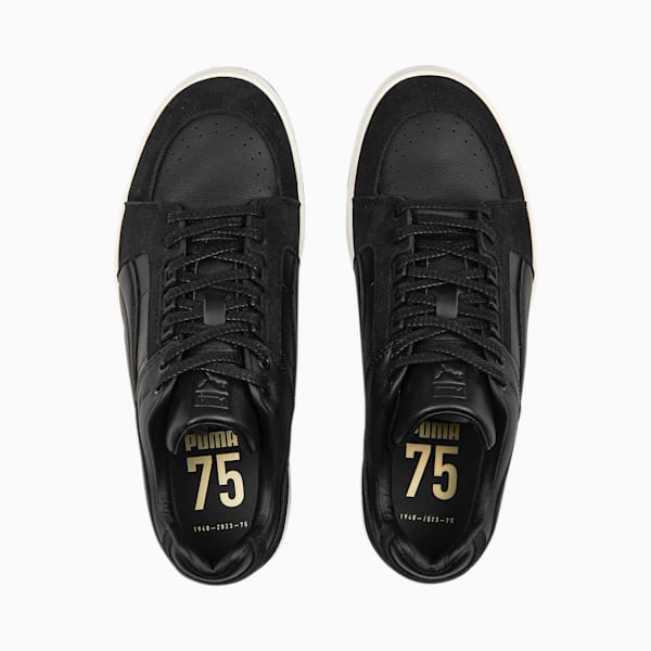 SLIPSTREAM LO 75th Anniversary Edition Sneakers, PUMA Black-PUMA Black-PUMA Gold, extralarge-IND