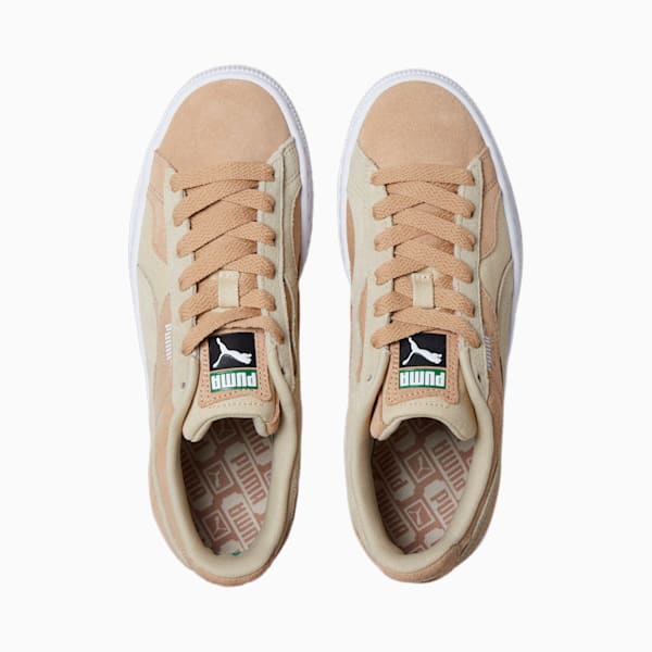 Tenis Suede Camowave Earth para mujer, Dusty Tan-Granola-PUMA White, extralarge