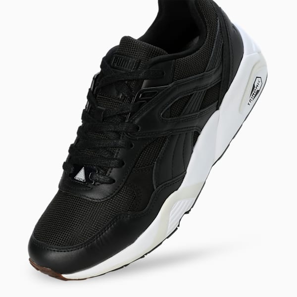 R698 PRM 75th Anniversary Edition Men's Sneakers, PUMA Black-PUMA White-Warm White, extralarge-IND