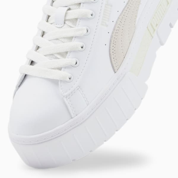 ウィメンズ メイズ OW スニーカー, PUMA White-Vapor Gray-Warm White
