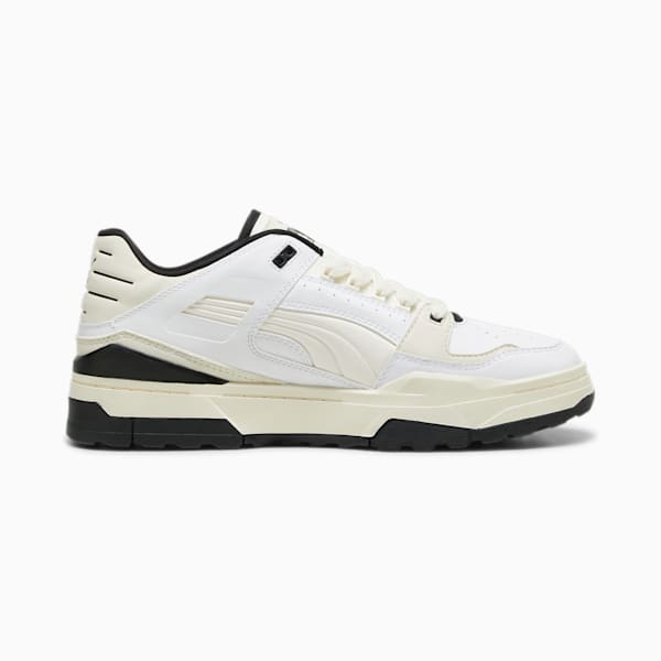 Slipstream Xtreme Leather Sneakers, Vaporous Gray-Warm White-PUMA Black, extralarge-GBR