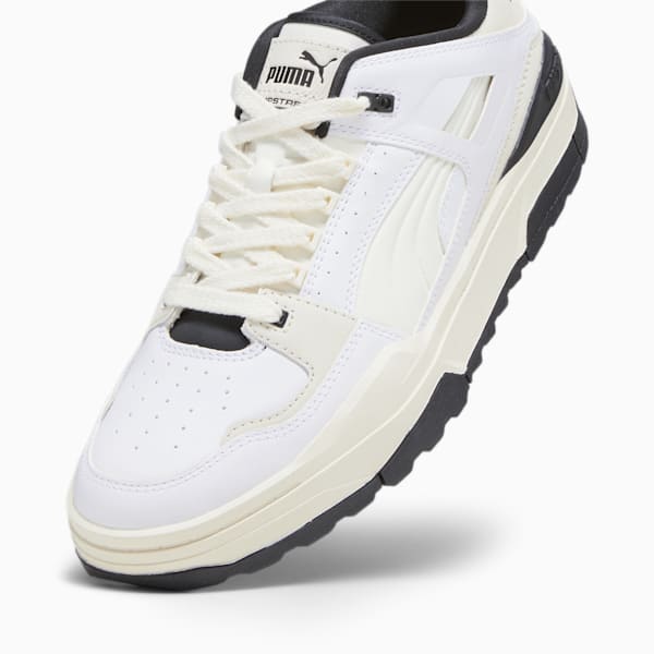 Slipstream Xtreme Leather Sneakers, Vaporous Gray-Warm White-PUMA Black, extralarge-GBR