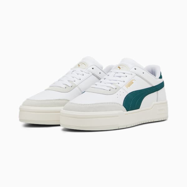 CA Pro Sport Mix Sneakers, PUMA White-Sedate Gray-Malachite, extralarge-IND
