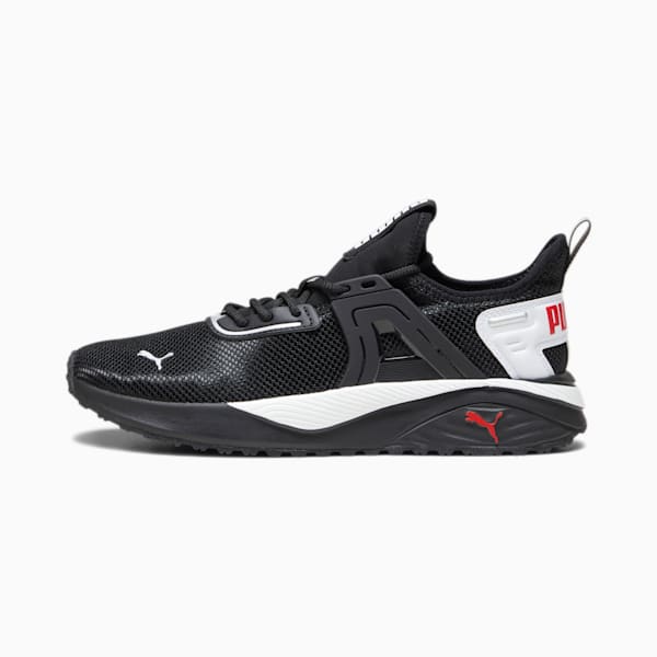 Pacer 23 Tech Overload Unisex Sneakers, PUMA Black-PUMA White-PUMA Silver, extralarge-IDN