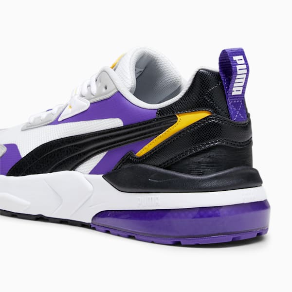 ユニセックス VIS2K バック トゥ ヘリテージ スニーカー, PUMA White-PUMA Black-Team Violet, extralarge-JPN