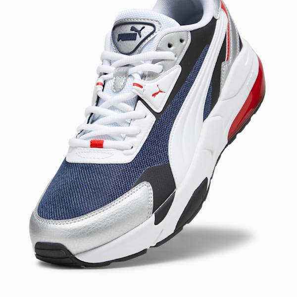 Vis2k 2000s Men's Sneakers, PUMA Navy-PUMA White-PUMA Silver, extralarge