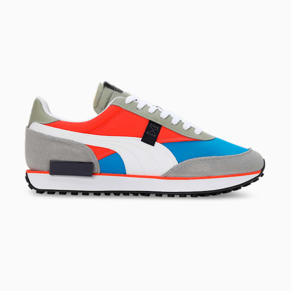 Future Rider Play On Unisex Sneakers, Racing Blue-Hot Heat, extralarge-IND