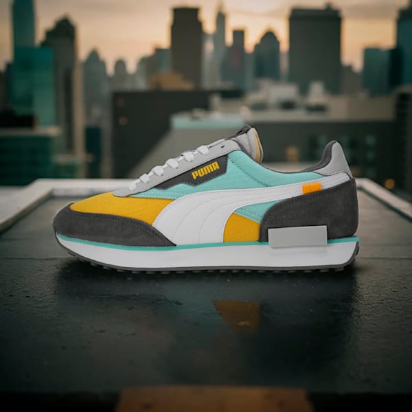 Future Rider Play On Sneakers, Tangerine-Mint, extralarge-IND