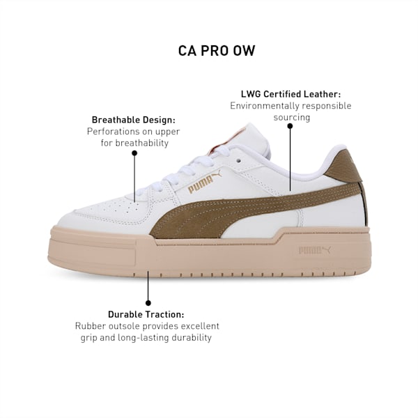 CA Pro OW Sneakers, PUMA White-Chocolate Chip-Puma Team Gold, extralarge-IND
