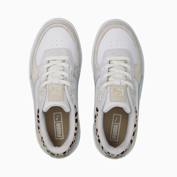 ウィメンズ CALI ドリーム ANIMALIA レオパード スニーカー, PUMA White-PUMA White-Frosted Ivory, extralarge-JPN