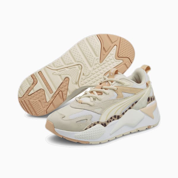ウィメンズ RS-X EFEKT ANIMALIA L スニーカー, PUMA White-Frosted Ivory-Pristine, extralarge-JPN