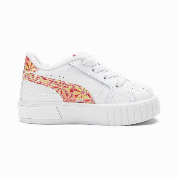 Cali Star Flower Child AC Toddlers' Sneakers, PUMA White-Warm Earth, extralarge