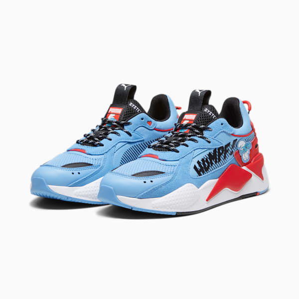 PUMA x THE SMURFS RS-X Sneakers, Team Light Blue-PUMA Red, extralarge-IND