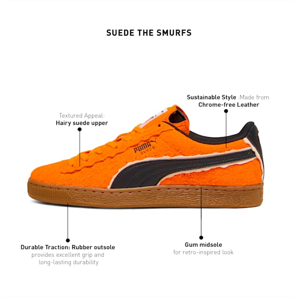 Puma suede orange black shop