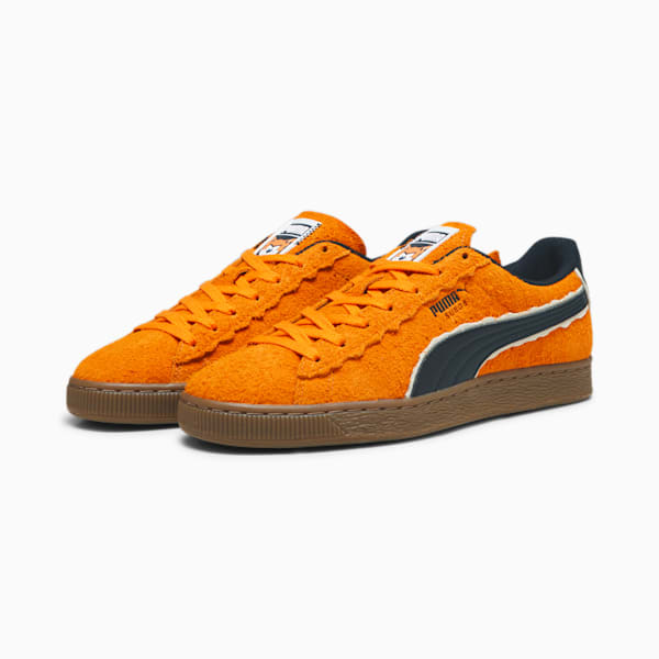 PUMA x THE SMURFS Suede Unisex Sneakers, Pumpkin Pie-Puma Black, extralarge-AUS