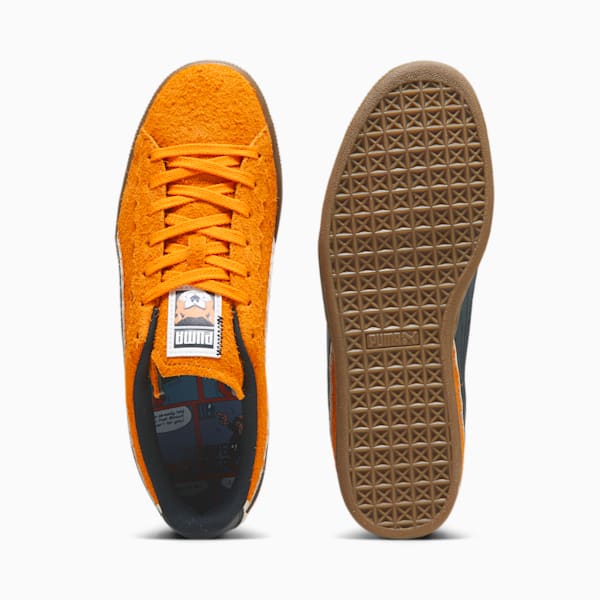 PUMA x THE SMURFS Suede Unisex Sneakers, Pumpkin Pie-Puma Black, extralarge-IND