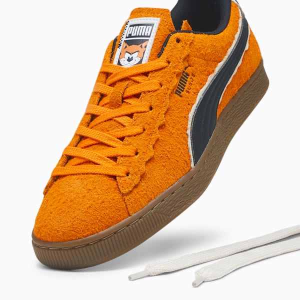 Tenis de gamuza PUMA x LOS PITUFOS, Pumpkin Pie-Puma Black, extralarge