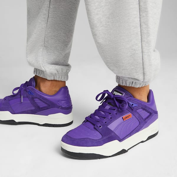 Tenis PUMA x THE SMURFS Slipstream, Team Violet-PUMA Black, extralarge