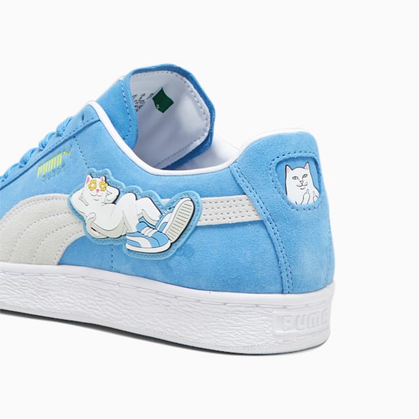 PUMA x RIPNDIP Suede Blue Unisex Sneakers, Regal Blue-PUMA White, extralarge-AUS