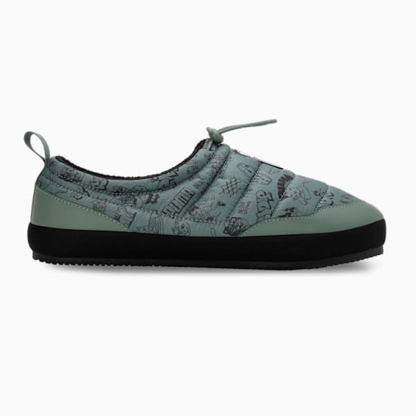 PUMA x RIPNDIP Tuff Plus Unisex Slippers, Eucalyptus-PUMA White-PUMA Black, extralarge-IND