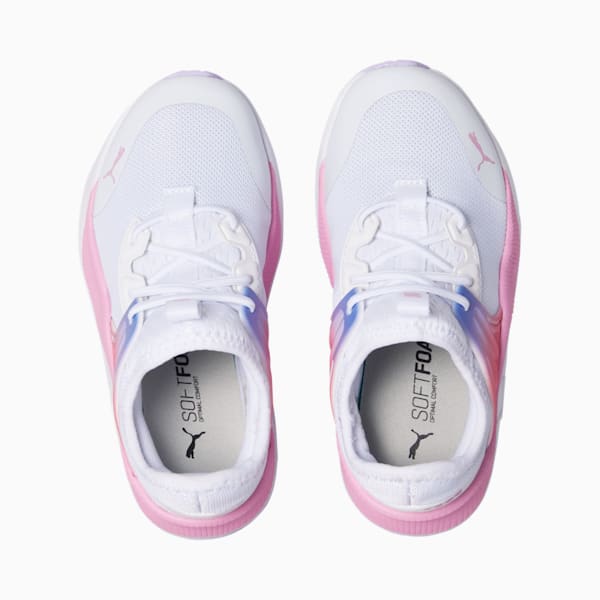 Pacer Future Sunset Sky Little Kids' Sneakers, PUMA White-Vivid Violet, extralarge