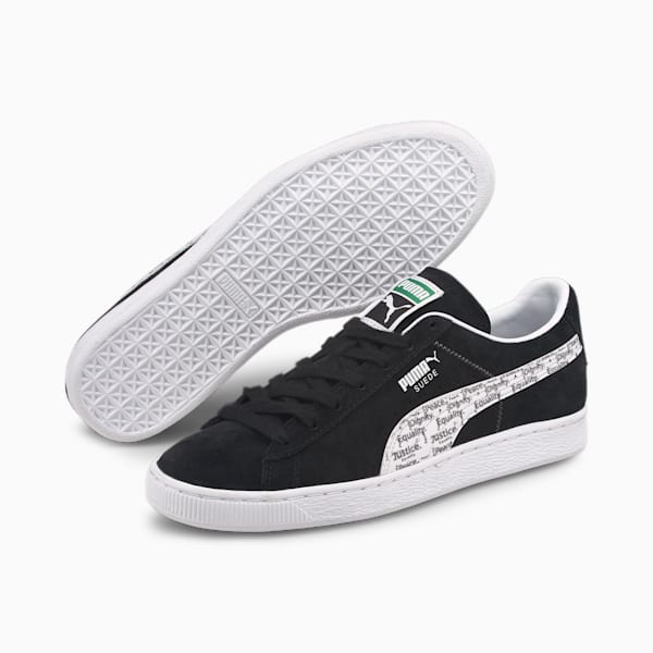 Suede Icons of Unity Unisex Sneakers, PUMA Black-PUMA White, extralarge-AUS