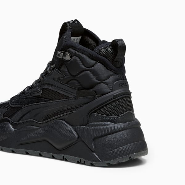 Tenis RS-X Hi Big Kids', PUMA Black-Shadow Gray, extralarge