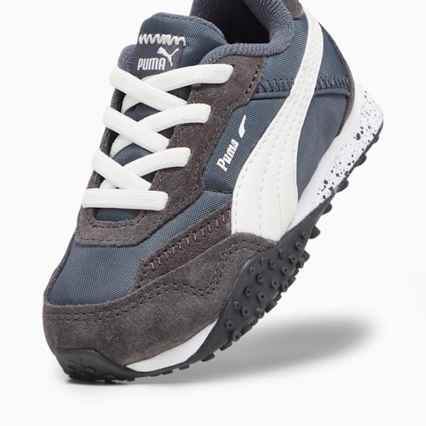 Tenis para bebés Blktop Rider, Flat Dark Gray-Vapor Gray, extralarge