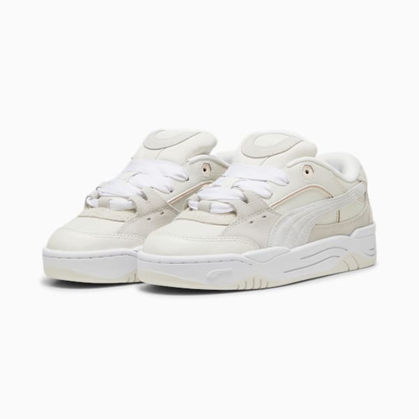 Tenis para mujer PUMA-180 PRM, Vapor Gray-PUMA White, extralarge