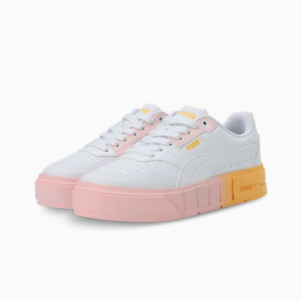 Cali Court Beach Days Women's Sneakers, PUMA White-Frosty Pink, extralarge-IND