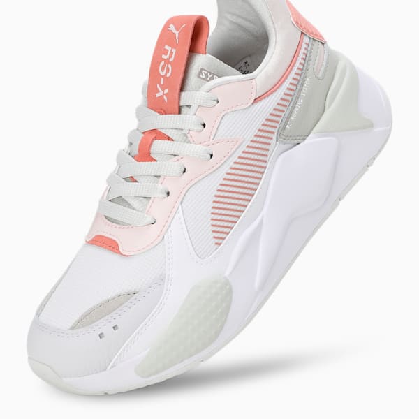 RS-X Soft Women's Sneakers, PUMA White-Deeva Peach, extralarge-IND