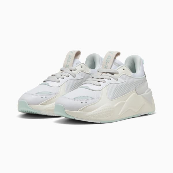 RS-X Soft Women's Sneakers, PUMA White-Peaceful Blue, extralarge