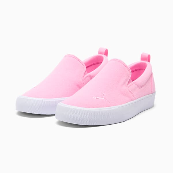 Chaussure confort Bari Terry à enfiler pour femme, Pink Lilac-PUMA White, extralarge