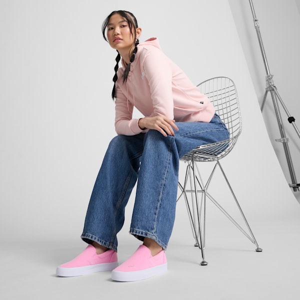 Chaussure confort Bari Terry à enfiler pour femme, Pink Lilac-PUMA White, extralarge