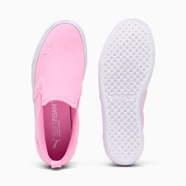 Bari Terry Slip-On Comfort Women's Shoes, Pink Lilac-PUMA White, extralarge