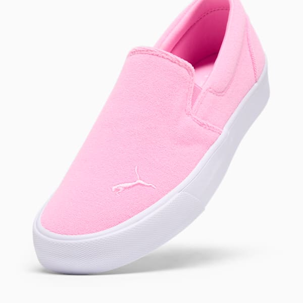 Bari Terry Slip-On Comfort Women's Shoes, Pink Lilac-PUMA White, extralarge