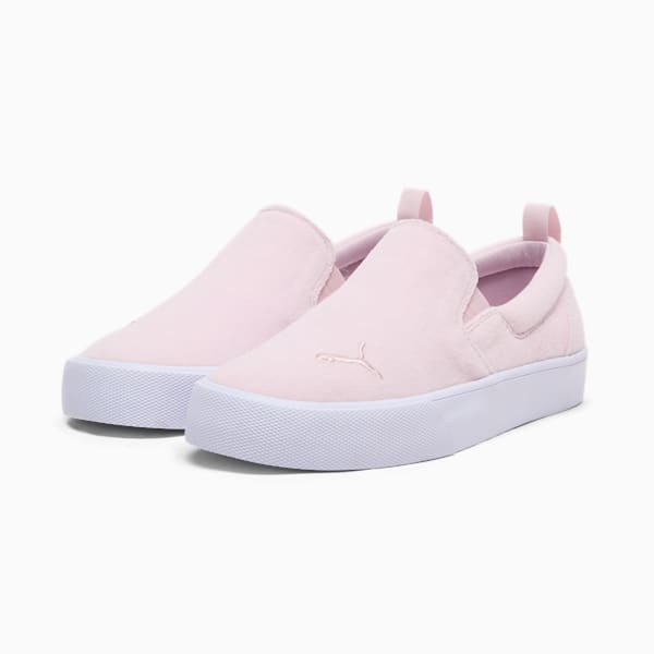Tenis sin cordones para mujer Bari Terry, Rose Mauve-PUMA White, extralarge