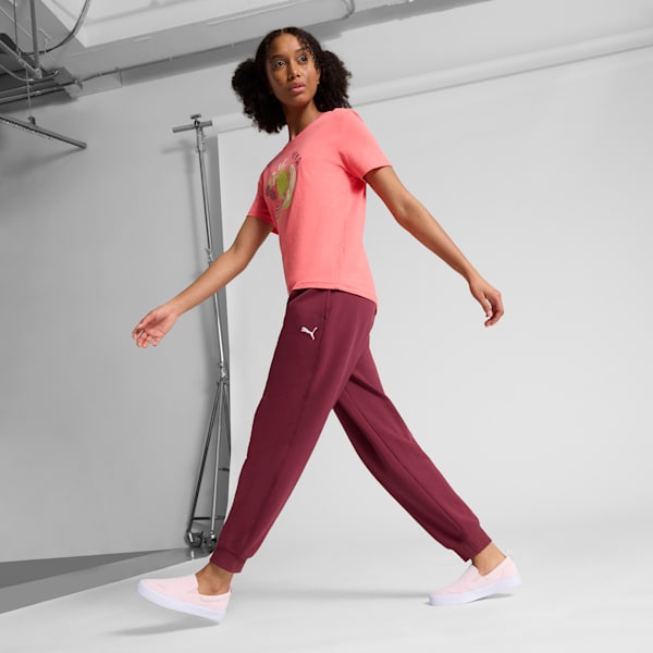 Tenis sin cordones para mujer Bari Terry, Rose Mauve-PUMA White, extralarge