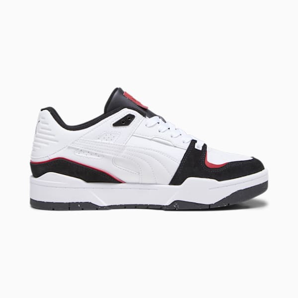 Slipstream Bball Mix Unisex Sneakers, PUMA White-PUMA Black, extralarge-AUS