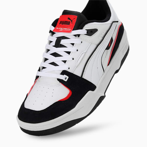 Slipstream Basketball Mix Unisex Sneakers, PUMA White-PUMA Black, extralarge-IND