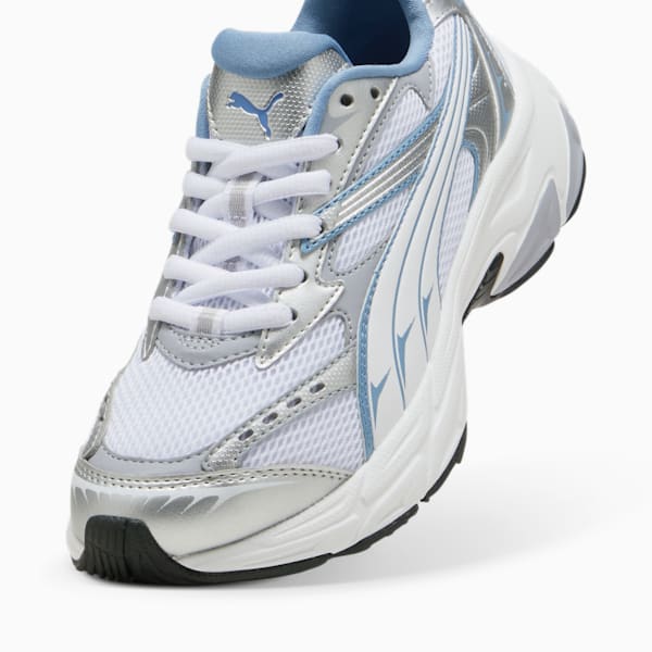 Sneakers PUMA Morphic, jeunes, PUMA White-Zen Blue-PUMA Silver, extralarge