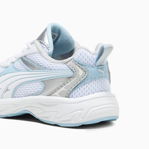 Zapatos deportivos PUMA Morphic de bebé, PUMA White-Ash Gray, extragrande