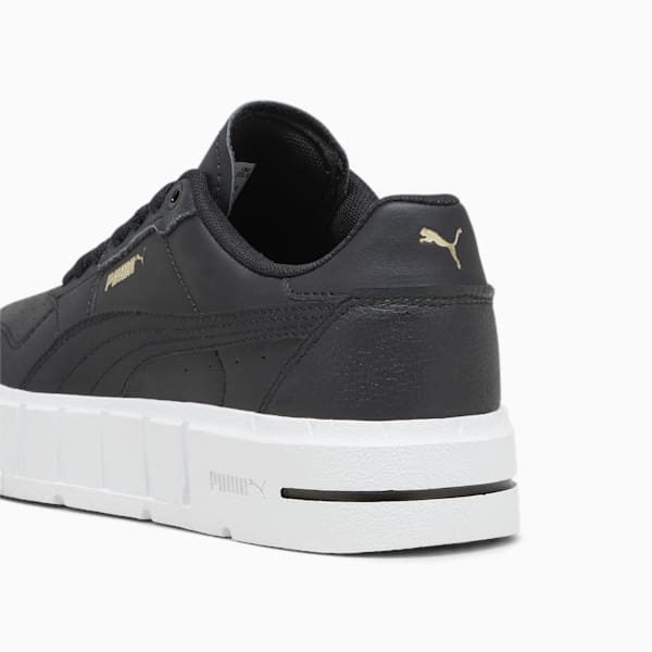 ウィメンズ プーマ CALI コート レザー スニーカー, PUMA Black-PUMA White, extralarge-JPN